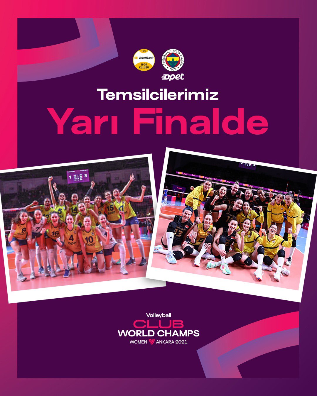 TVF Tarafından Hazırlanan Görsel: Temsilcilerimiz Yarı Finalde