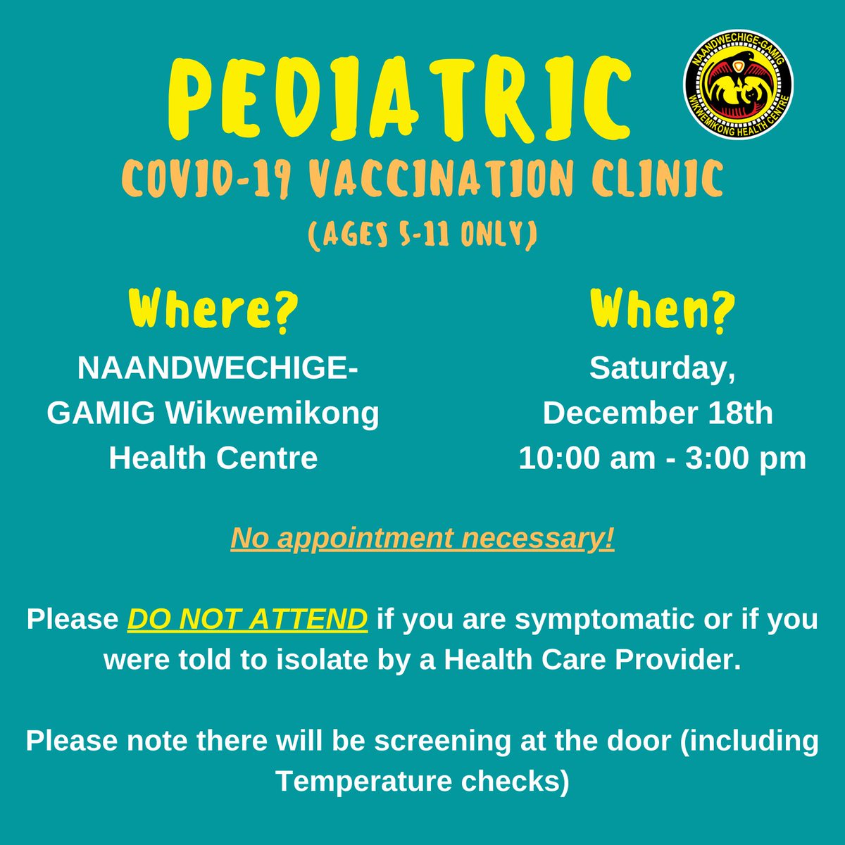 Naandwechige-Gamig Wikwemikong Health Centre tweet media