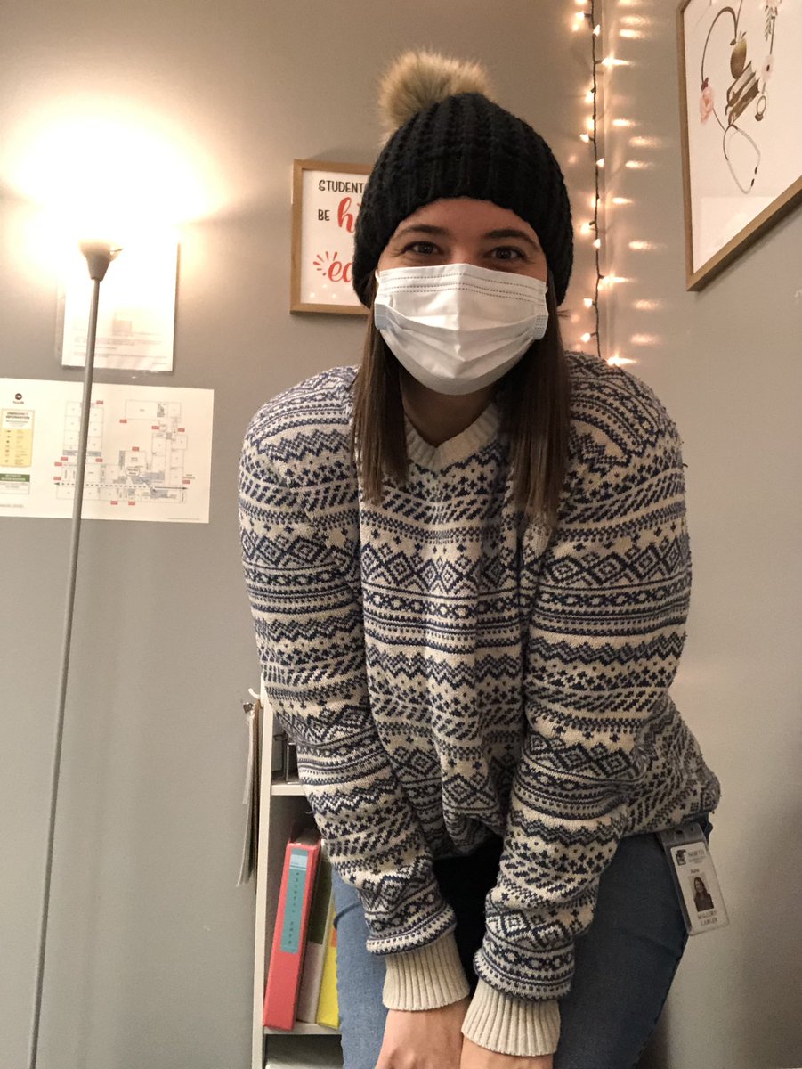 Spirit day 5 - Festive Day! Thanks @Mandrew_Johnson for the sweater! ❤️ <a href="/WinnwoodRocks/">Winnwood Elementary School</a> #shinebrightww #spiritweek