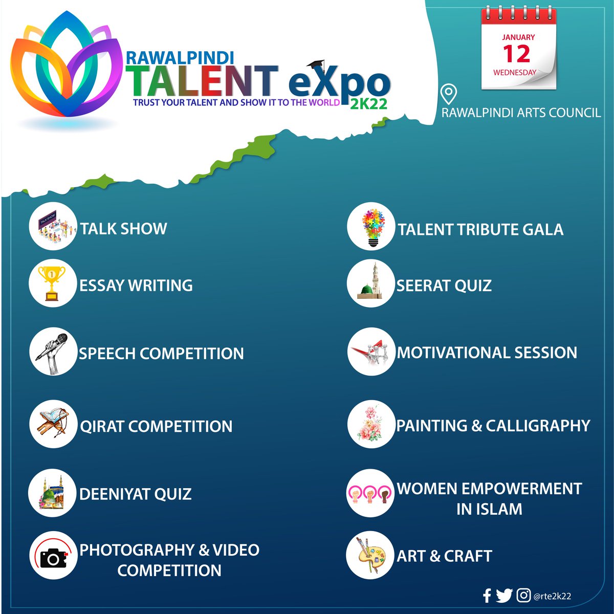 Rawalpindi Talent Expo 2k22 tweet media