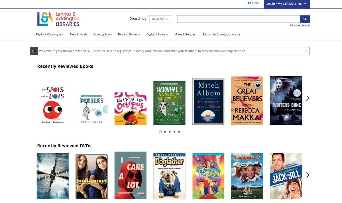 County of Lennox & Addington Libraries tweet media
