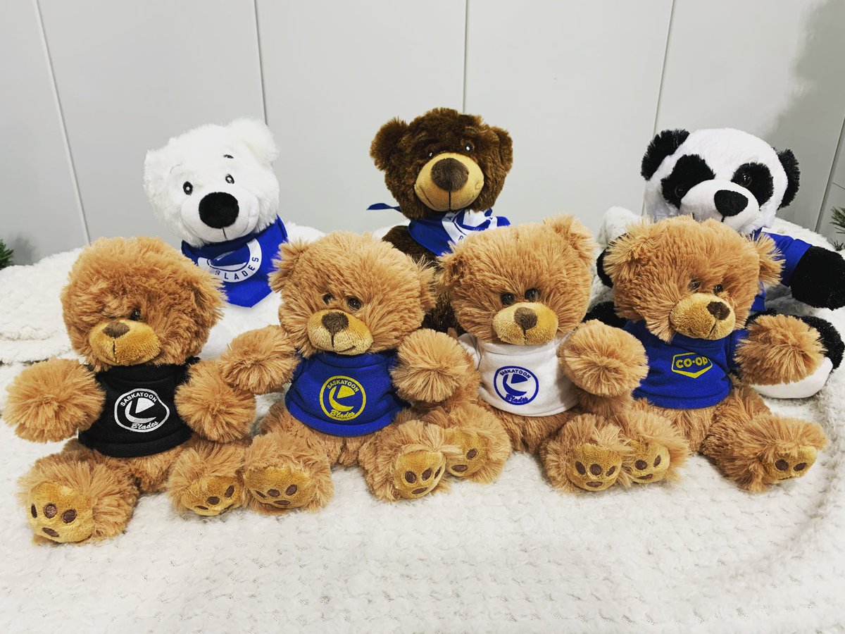 Come down to the store and grab your teddy bears before tomorrow’s game. 

Open today until 5pm and tomorrow from 10am-4pm!