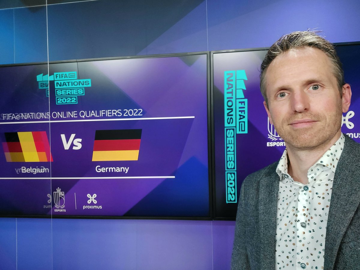 TreurRene's tweet photo. 2nd day of esports action! ๐ง๐ช โฝ๏ธ ๐ฎ
Kicking off the #FIFA22 season with the Belgian national squad for #Proximus TV ๐ฝ๏ธ
Live on Picks Esports at 4.50 pm in ๐ณ๐ฑ and ๐จ๐ต
#esports #commentator ๐ #ledub
#fifa #easports #KBVB #rbfa ๐ฅ https://t.co/AoIxp9zzLe