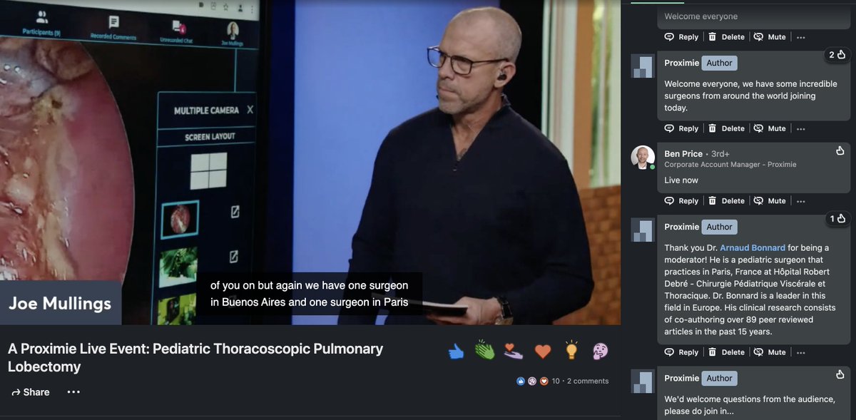 One surgeon in Paris and one in Buenos Aires. 'Itis fantastic' @ProximieAR helping with surgery for a 4-month-old patient, live now.  Humbling & heartwarming. @AmerAcadPeds @PediatricSurge @joemullings