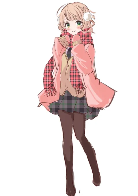 マフラー×制服のういまま～
#しぐれういウインター 