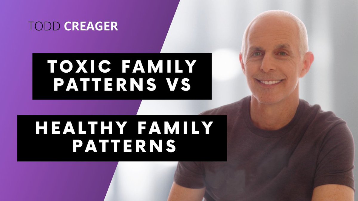 toddcreager's tweet image. In this video I cover the 3 most common toxic family patterns and how they contrast with healthy families. Watch now: bit.ly/3p3s4Fm #toxicfamilypatterns #toxicfamily