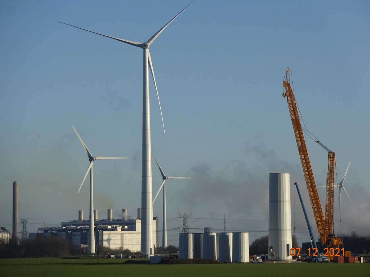 TopwindConsult's tweet photo. Windfarm Oostpolder. A beautiful project in the northern parts of the Netherlands. Oostpolder is an initiative of local farmers and entrepreneurs, which decided to use their land to produce sustainable energy. https://t.co/wy0aKlulFi