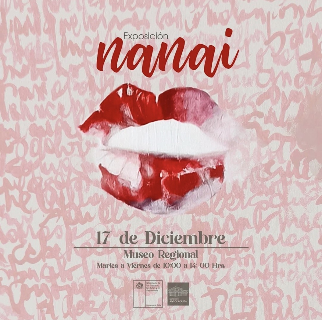 AFTAPanoramas's tweet photo. 💋 Exposición Nanai      
📍Museo Regional                                      
⏰ 19:00 horas      
📆 HOY 17 Diciembre 
🎟 Entrada liberada           
#Antofagasta https://t.co/rMQG02OA2P