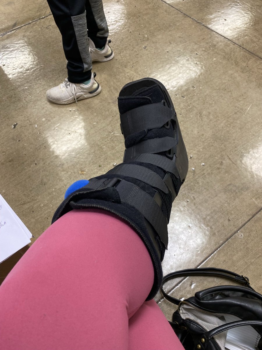 In two weeks it will be six years since I broke my foot. Well it broke WORSE this time!!!