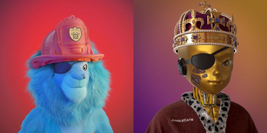 JungleCatsIO's tweet photo. GROAR! We've teamed up with the team over at @Botborgs on an exciting giveaway!
We will be giving away JUNGLE CAT #3599 + 1 Botborg!

To Enter👇
1⃣Like, RT, Tag 1 Friend
2⃣Follow @JungleCatsIO &amp; @Botborgs 

Don't sleep on the bots, they already have a playable PVP planet out! https://t.co/7v0J4uCNrT