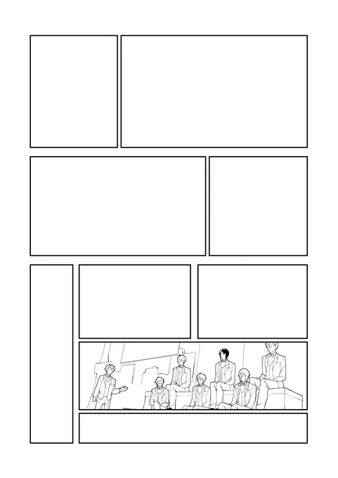 今描いてるやつちょいちょい作画コスト高いコマある
このコマ結構時間かかった 