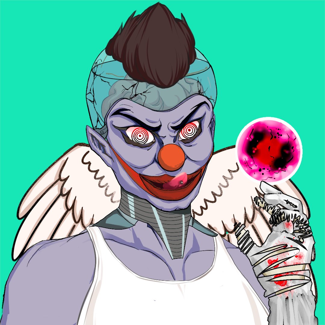 MetaAliennft's tweet photo. Coulrophobia
#nft #NFTs #NFTcollection #NFTCommmunity https://t.co/7mmAEVX8P1