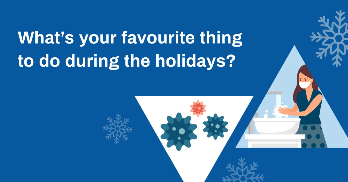 VectorHealthlab's tweet image. What’s your favourite thing to do during the holidays? Comment below! While you’re at it, get a COVID-19 test to stay safe: vectorhealth.ca 
#VectorHealth #CovidTesting #QuickCovidTest  #PCRTests #AntigenTests #holidays