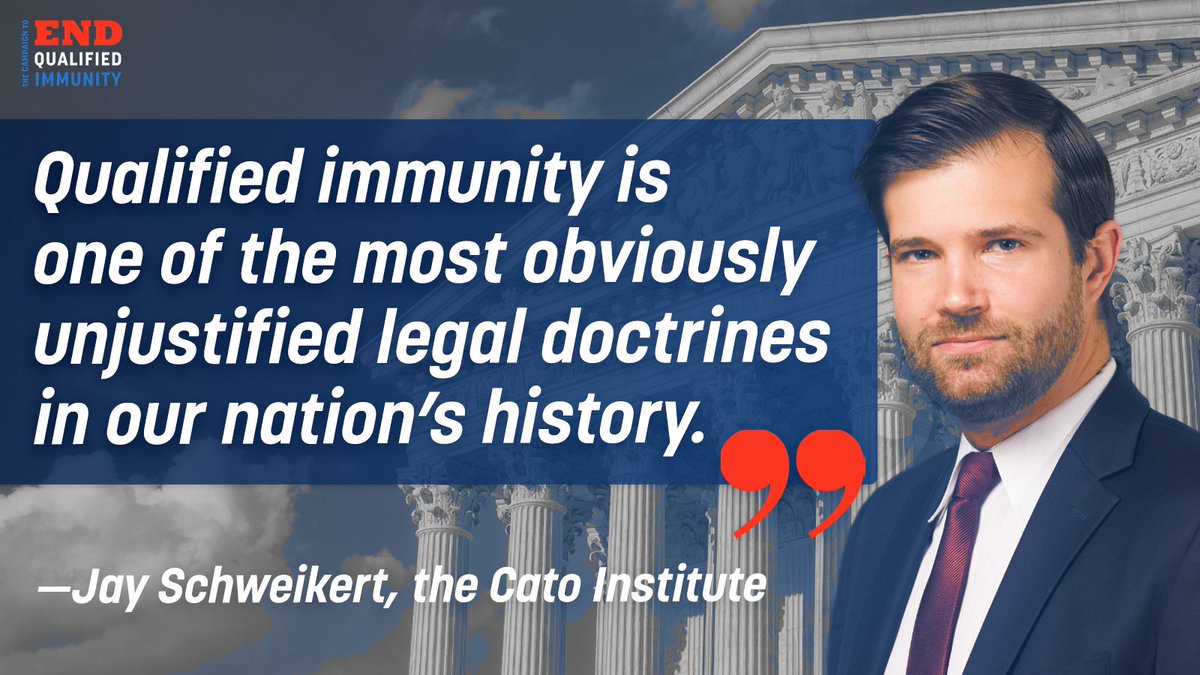 The Campaign to End Qualified Immunity tweet media