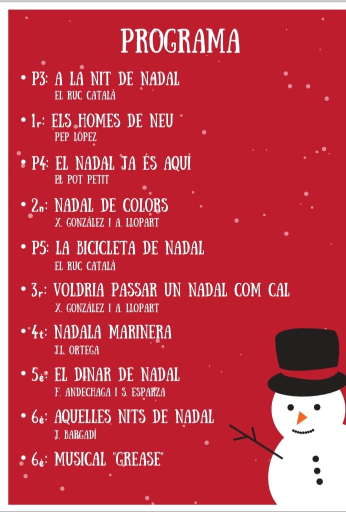 DelclosPau's tweet photo. Festival de Nadal de l'@DelclosPau. Actuacions musicals de nivell a càrrec de l'alumnat de l'escola. Gaudint-ho al màxim! #orgulldescola @TGNcultura @ensemusica @Umpapdclos https://t.co/e8c8Wq3AOB