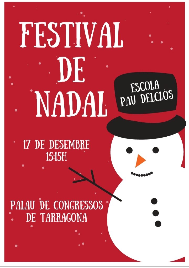 DelclosPau's tweet photo. Festival de Nadal de l'@DelclosPau. Actuacions musicals de nivell a càrrec de l'alumnat de l'escola. Gaudint-ho al màxim! #orgulldescola @TGNcultura @ensemusica @Umpapdclos https://t.co/e8c8Wq3AOB