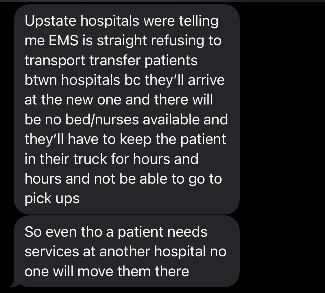 robertmoor_'s tweet photo. So I asked my friend, who is an ER doctor in Manhattan, if it was true that the ER was overflowing right now due to covid. Their response surprised me. https://t.co/U1ANQ2mXVj