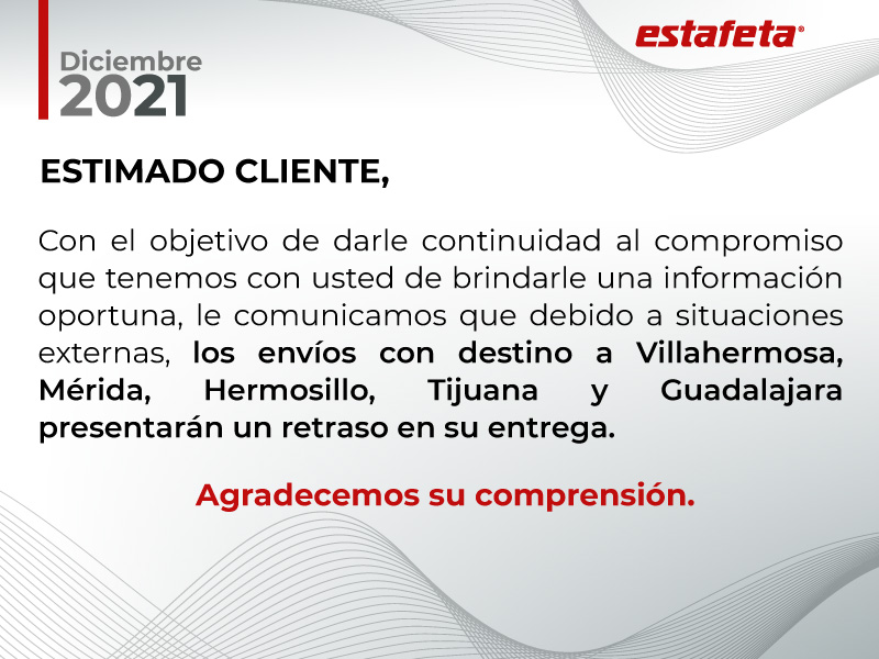 Estafeta tweet media