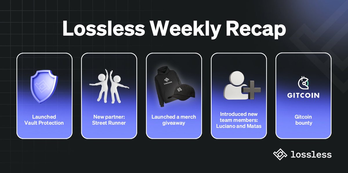 losslessdefi's tweet photo. It was a great week! 🏆 https://t.co/7LWWzLC3ha