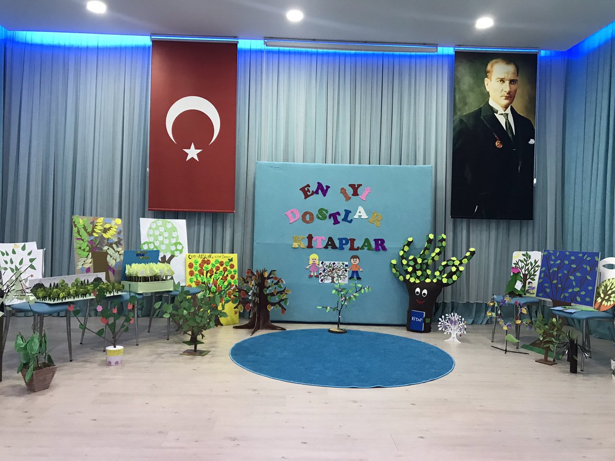 Karanlığa Işık Tut proje çalışmasında velilerimizin desteğiyle hazırlanan ve çocuklarımıza okudukları kitapların isimlerinin yer aldığı Kitap Ağaçlarımızdan küçük bir Kitap Ormanı oluşturduk. Kitaplar En İyi Dostlardır. <a href="/konyamem/">Konya İl MEM</a> <a href="/SeyitAliBuyuk/">Seyit Ali Büyük</a> <a href="/karatayilcemem/">Karatay İlçe Milli Eğitim Müdürlüğü</a> <a href="/samisagdic/">Sami SAĞDIÇ</a>