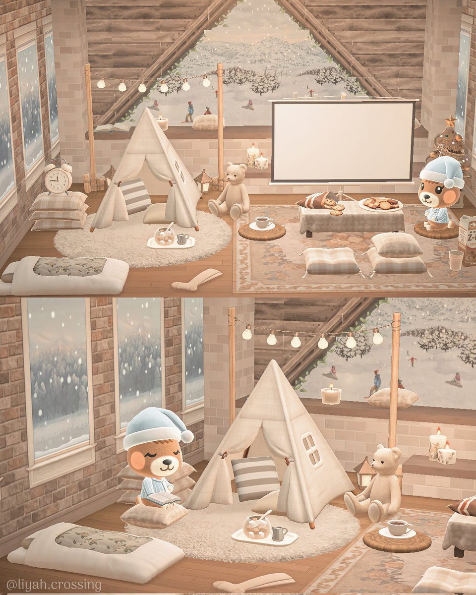 liyahcrossing's tweet photo. Maple's ready for a sleepover 🤍 

Inspired by @nadine_crossing
#acnh #ACNHDesigns #acnhinspo #AnimalCrossing https://t.co/9bQXDYJLzW
