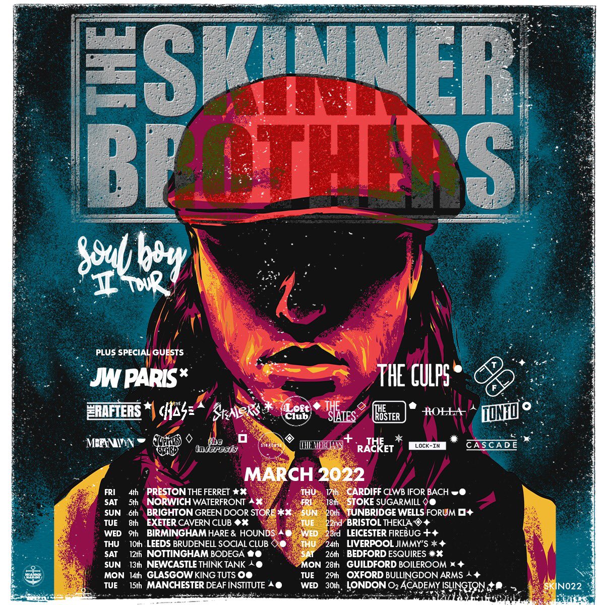 TheSkinnerBros's tweet photo. Our final tour supports have been announced! Drop a 🔥 comment if you are buzzing for the tour SB x https://t.co/nh8hszTiaT