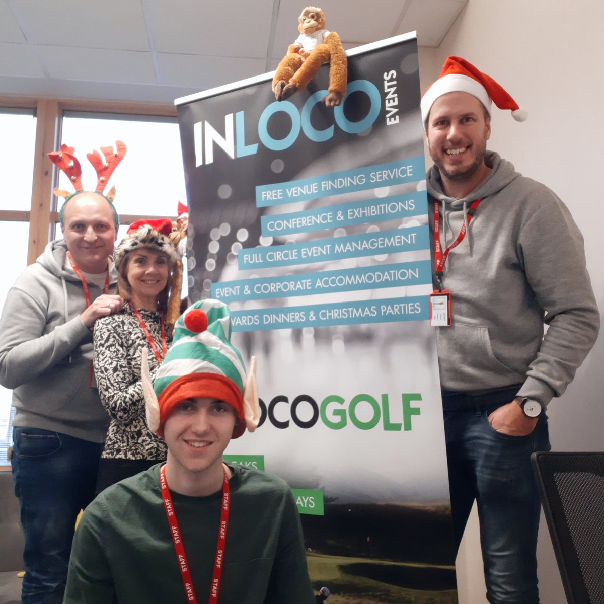 Merry Christmas and a Happy New Year from all <a href="/InLocogolf/">InLoco Golf Events</a> <a href="/InLocoEvents/">InLoco Events Ltd</a> and of course <a href="/ollie_Inloco/">Ollie - InLoco Events 5th team member</a> 
@OrangutanFndn  
🎅🎄⛳️🏌️‍♀️☃️