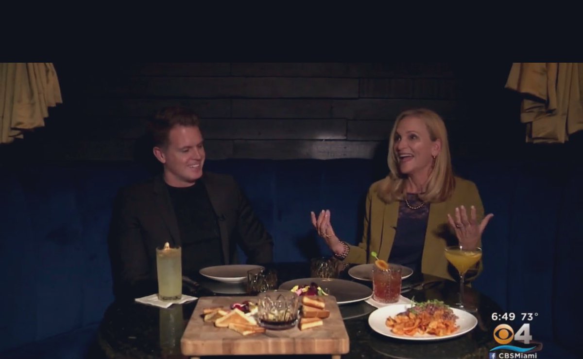 I’m clearly diggin’ the food, drink and vibe of No Man’s Land in Fort Lauderdale with owner <a href="/MemphisGarrett/">memphis garrett</a> - catch #tasteofthetown tonight <a href="/CBSMiami/">CBS Miami</a> at 5:30!