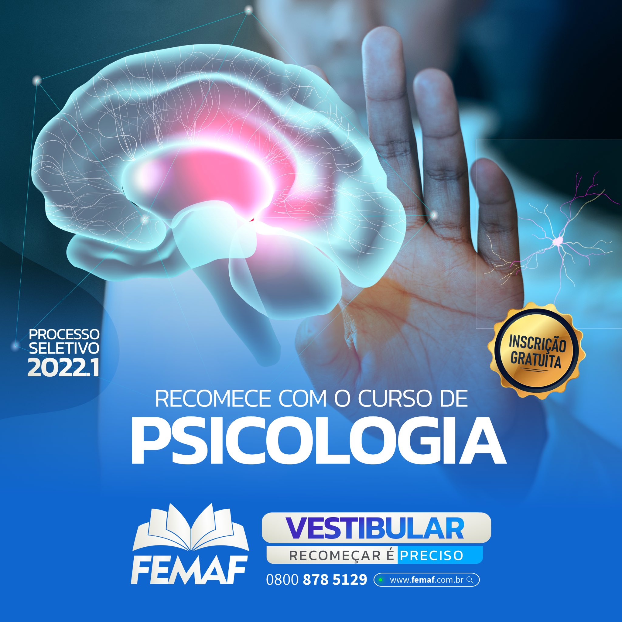 CHEGOU A SUA VEZ! Inscrições para o vestibular da Faculdade FEMAF