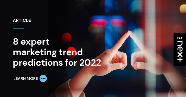 amymurphy000's tweet photo. Must read for marketers - the team at @ICFNext have shared their 2022 marketing trend predictions! https://t.co/9RjxibjljG https://t.co/bbYYjAQPDS