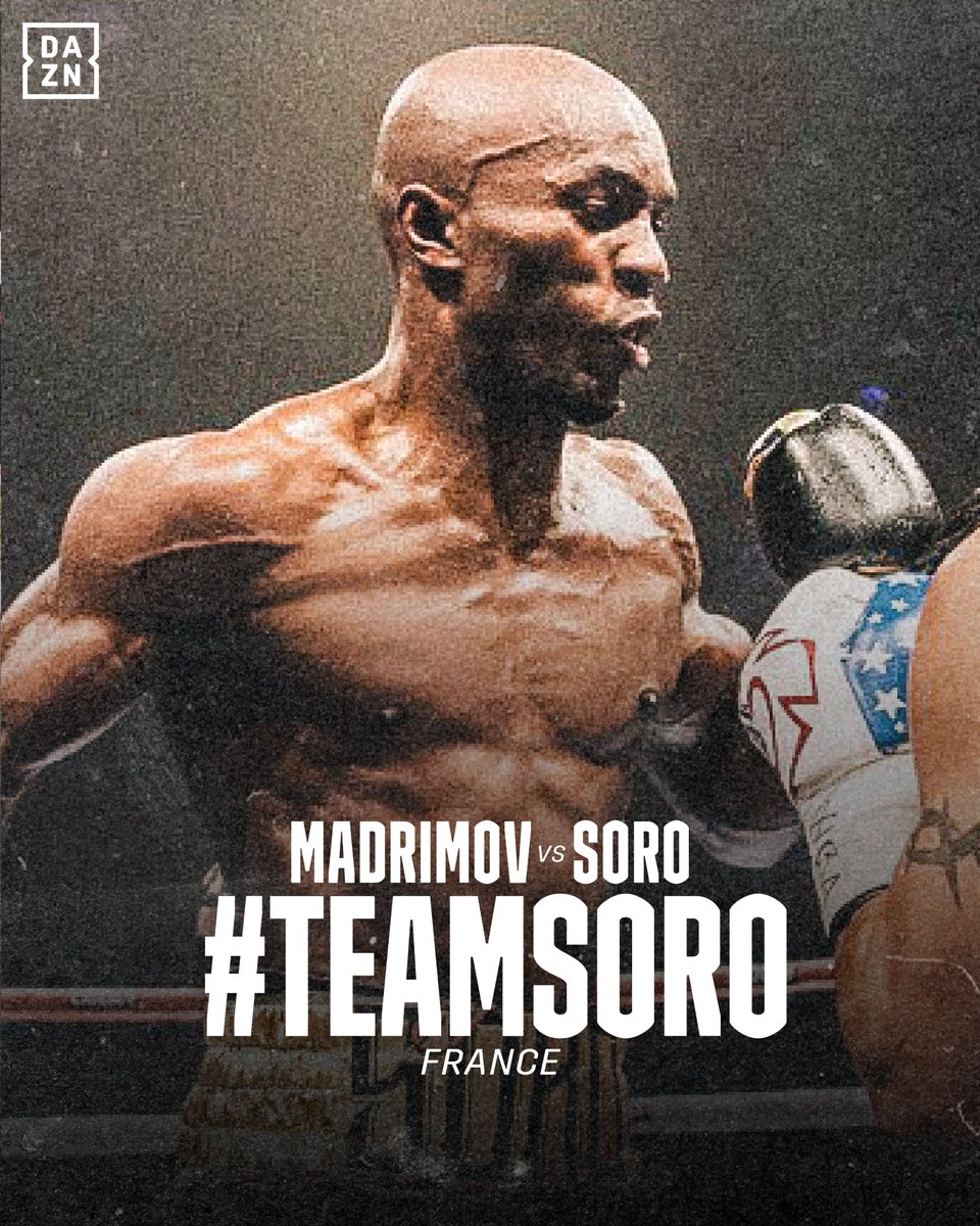 DAZNBoxing's tweet photo. Are you #TeamMadrimov or #TeamSoro? 🗳

#MadrimovSoro https://t.co/hRzkpOB4H8