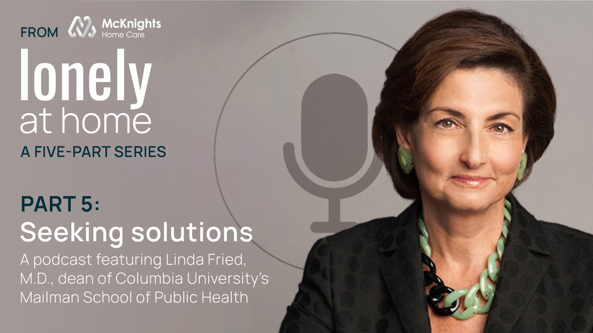 McKnight's Home Care (@mckhomecare) on Twitter photo Diane Eastabrook rounds out the #LonelyAtHome series with Linda Fried, M.D., <a href="/ColumbiaMSPH/">ColumbiaPublicHealth</a>. The geriatrician explains why social isolation and loneliness have become a global health crisis, and how care providers can intervene. #homecare #isolation #lonely
bit.ly/3p6Q4aA Diane Eastabrook rounds out the #LonelyAtHome series with Linda Fried, M.D., <a href="/ColumbiaMSPH/">ColumbiaPublicHealth</a>. The geriatrician explains why social isolation and loneliness have become a global health crisis, and how care providers can intervene. #homecare #isolation #lonely
bit.ly/3p6Q4aA