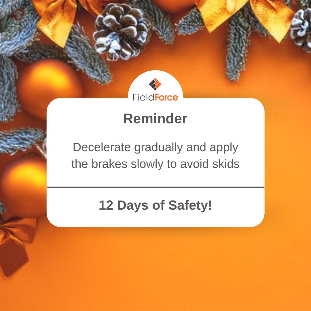 For the 12 days of Christmas we wanted to bring you 12 days of safety - Check out these tips from our training team. 🎶 On the fifth day of Christmas...🎵