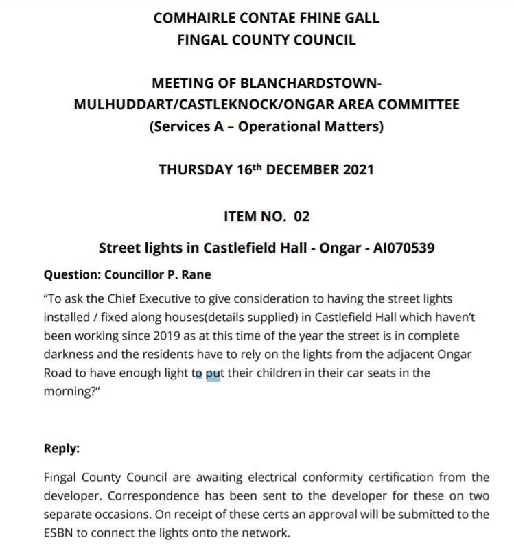 Cllr. Punam Rane-Fine Gael (@punamranefg) on Twitter photo Last Services A area meeting held yesterday before we close out for Christmas. Here are some of the motions I had submitted for Dublin15 & Dublin11.<a href="/meakstowncc/">Meakstown Community</a> <a href="/mulhuddartcc/">Mulhuddart Community Centre</a> <a href="/fgdubw/">FineGael Dublin West</a> #d15news #d11news Last Services A area meeting held yesterday before we close out for Christmas. Here are some of the motions I had submitted for Dublin15 & Dublin11.<a href="/meakstowncc/">Meakstown Community</a> <a href="/mulhuddartcc/">Mulhuddart Community Centre</a> <a href="/fgdubw/">FineGael Dublin West</a> #d15news #d11news