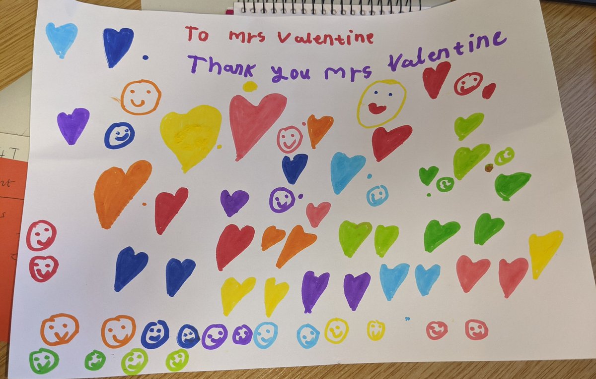 Big thanks to <a href="/MrsVKiddie/">Mrs Kiddie and P5 @ VPS</a> &amp; p4k for my beautiful picture and gift, <a href="/MrMcLeodVPS/">Mr McLeod</a> &amp; <a href="/MrsVps/">Mrs Morris VPS</a> &amp; p3A&amp;M for my biscuits &amp; @Mrs_Rankin_VPS &amp; the Hive for my lovely card &amp; sweets. I love them all ❤️❤️🎅🎄