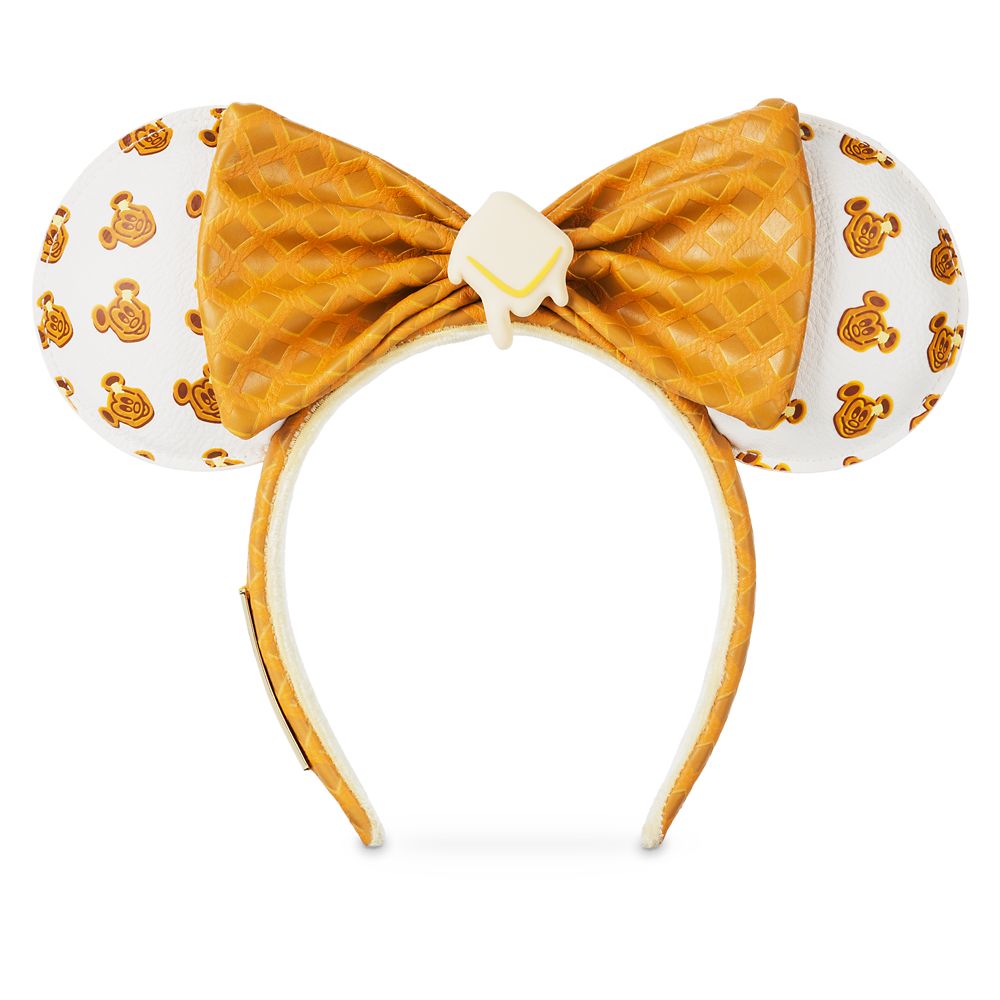 laughingplace's tweet photo. The Loungefly #MickeyWaffle backpack is back on shopDisney and sells for $80. Oh, and there’s a card holder and Minnie ears too! https://t.co/7BMtAvxE0u https://t.co/5WixEtYILA