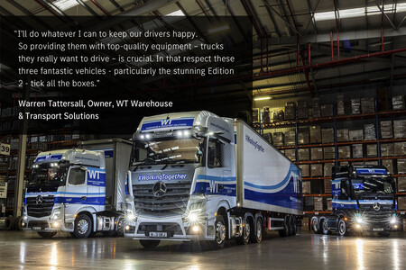 The best just got even better for <a href="/WTTransportLtd/">W T Transport Ltd</a>, with new Mercedes-Benz Actros Edition 2 flagship from @CW_Commercials 

Read the full story here > bit.ly/WTWTSPR
