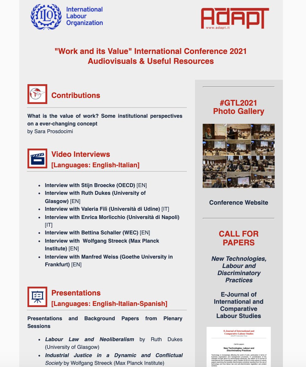 🔖Here is a roundup of the material from the 2021 <a href="/ILO_Research/">ILO Research</a> <a href="/adaptland/">ADAPTLAND</a> International Conference. Let's take it from here to plan #GTL2022! 

mailchi.mp/adaptinternati…