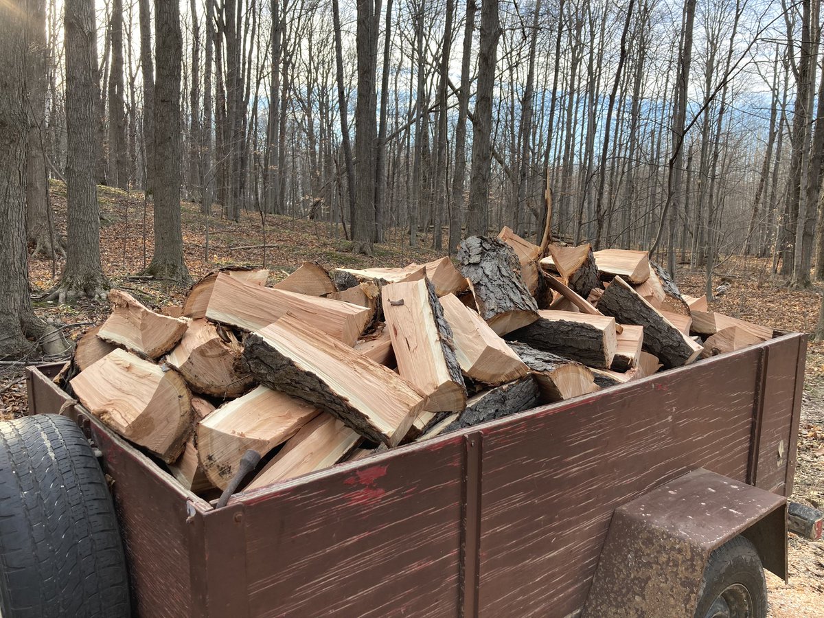 Another load cut and split this morning.