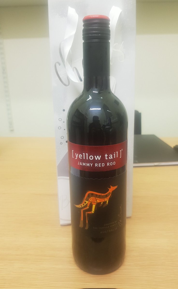 A beautiful present was extremely well received during a 7 hour online meeting today! Somehow I managed to resist the urge to uncork mid-Teams