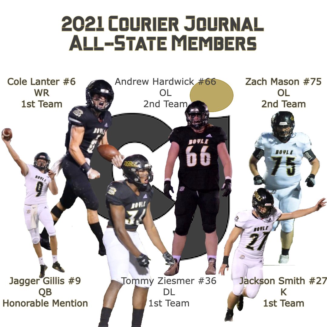 Congratulations to our 2021 Courier Journal All-State Members! We had the most Offensive Players selected of anyone in the state!