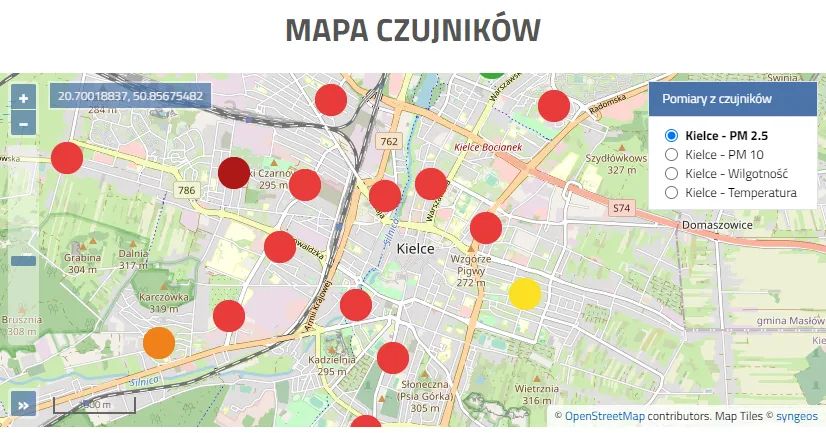 Kolejny projekt z #BOKielce został oddany mieszkańcom. Można już sprawdzać on-line jaki jest stan powietrza w Kielcach 👍 System monitorowania jakości powietrza składa się z ponad 20 czujników 🙂
👉 idea.kielce.eu/mapa-czujnikow
#ideakielce #kielce #SmartCityKielce #MiastoObywateli