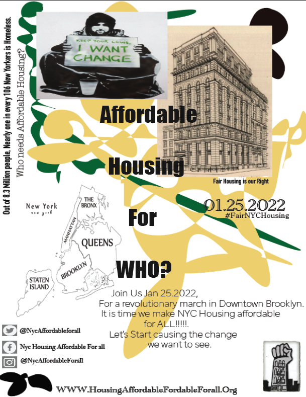 New York City housing Affordable for all tweet media