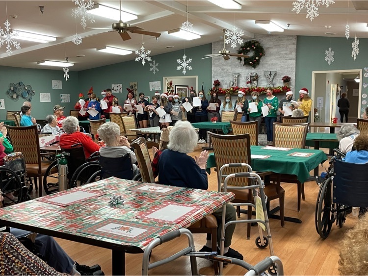 SGMSdragons's tweet photo. SGMS STUCO had the opportunity to get back into some of our local nursing homes to share the Christmas spirit through caroling. We are hoping it was as great an experience for the residents as it was for our kids. #sgmsrocks #sgfamily https://t.co/RD4hBNl46y