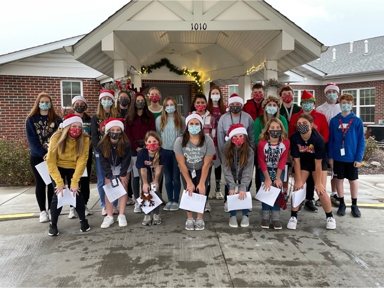 SGMSdragons's tweet photo. SGMS STUCO had the opportunity to get back into some of our local nursing homes to share the Christmas spirit through caroling. We are hoping it was as great an experience for the residents as it was for our kids. #sgmsrocks #sgfamily https://t.co/RD4hBNl46y