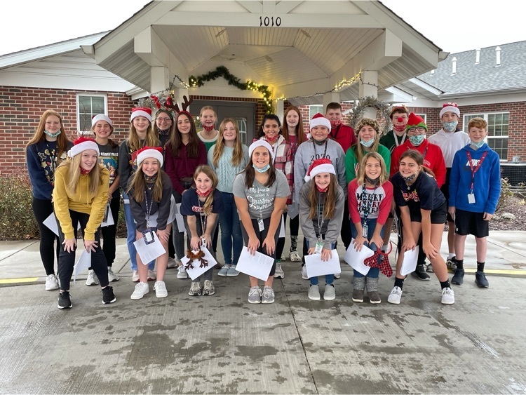 SGMSdragons's tweet photo. SGMS STUCO had the opportunity to get back into some of our local nursing homes to share the Christmas spirit through caroling. We are hoping it was as great an experience for the residents as it was for our kids. #sgmsrocks #sgfamily https://t.co/RD4hBNl46y