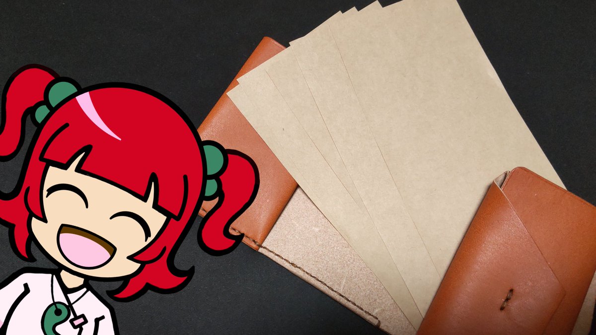 OPONAKAchan's tweet photo. お友だちが注文してたお財布はコチラなのだ
さっき作ってるとこを見学させてもらったのとは別のコンパクトウォレットなのだ
コロンとした手のひらサイズでちょっとしたお買い物のときに便利そうなのだー!(*>∇<)ノ
#TEAMORA #稲美町 #レザークラフト #加古郡 https://t.co/nVeQi3qgSi