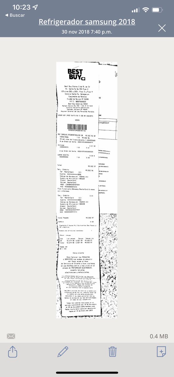 SALONVIVENTI's tweet photo. Desde el 10 dic hice el reporte de lo mal que están los refrigeradores Samsung y quedaron en contactarme y nada. Compra 2018 y ya no enfría  ! Refrigerador de alta gama @SamsungMexico pésimo servicio y producto https://t.co/n6yDBVYLRP