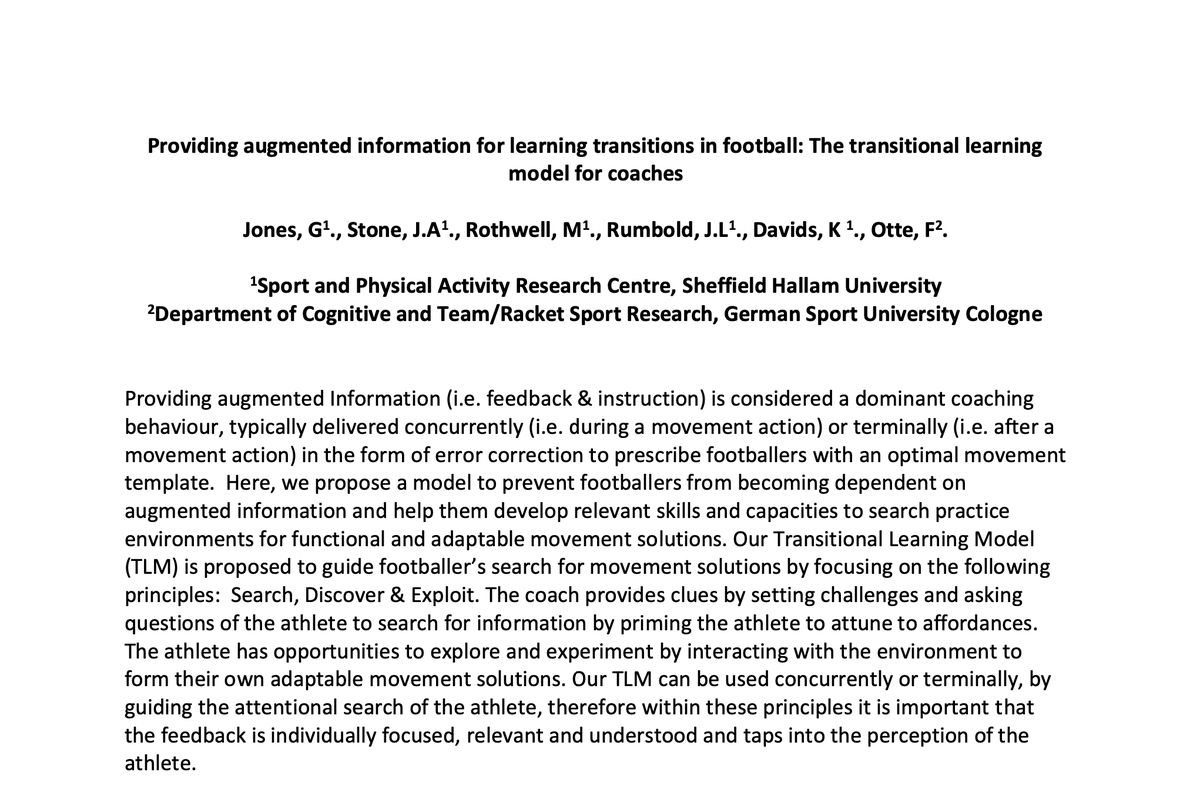 Gerard_Jones's tweet photo. Delighted to be presenting at the 7th International @TGfU2022 Conference, University of Worcester, 5th-7th July alongside some outstanding researchers &amp; practitioners, sharing insights into use of #feedback linked with #practicedesign 

#LearningasSearching #PracticeisSearch https://t.co/5Fc9aF1ivy