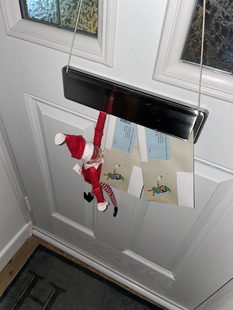 TKASMrShepherd's tweet photo. #Elfvis brought @NSPCC letters from #FatherChristmas today. https://t.co/ZtKnWzN34Z